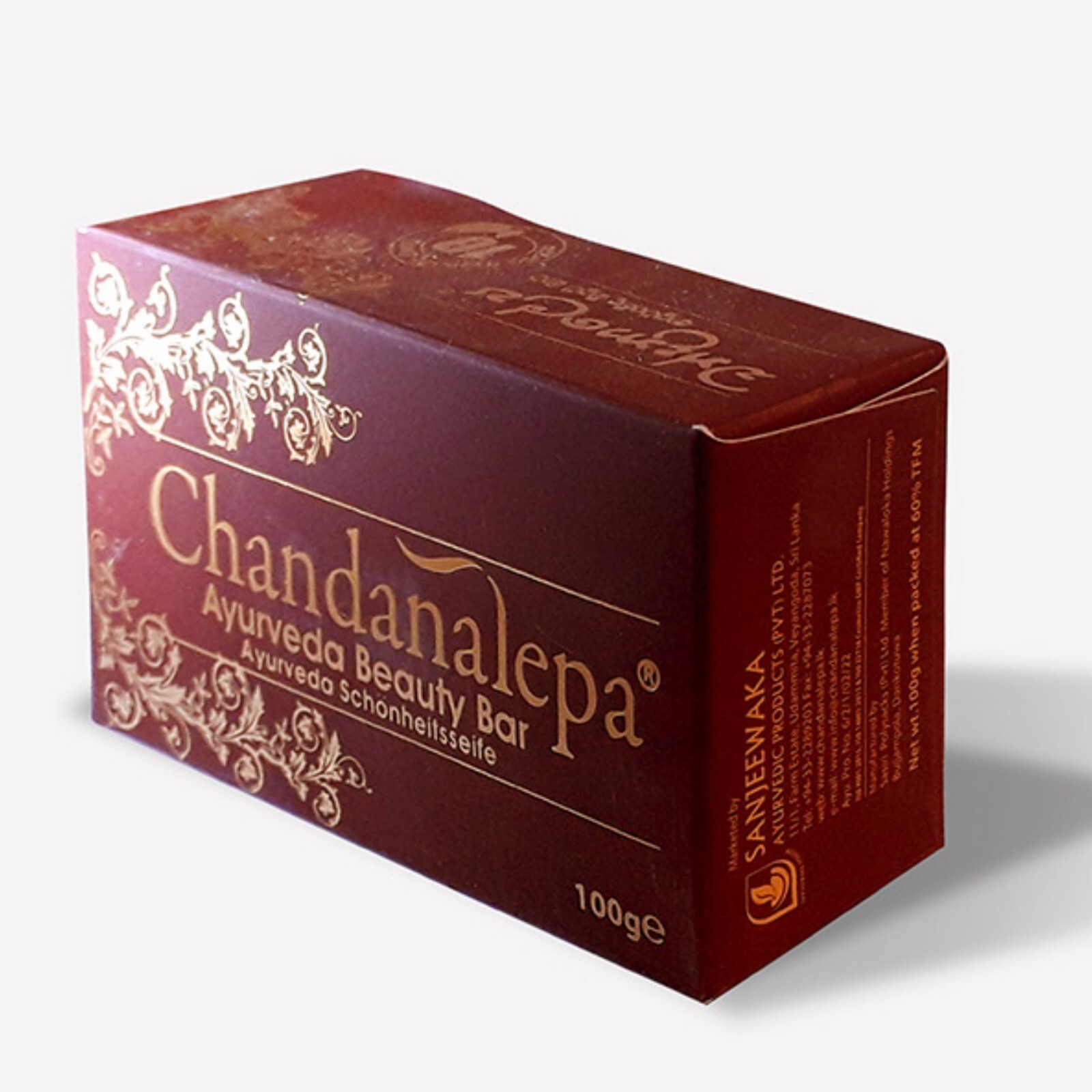 CHANDANALEPA Ayurvadic Beauty Soap Sri Lankan Natural Ceylon Herbal Soap