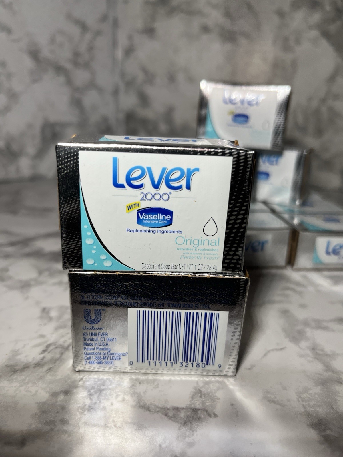 15pack Discontinued NOS Lever2000Original Deodorant Soap Bar with Vaseline1 oz