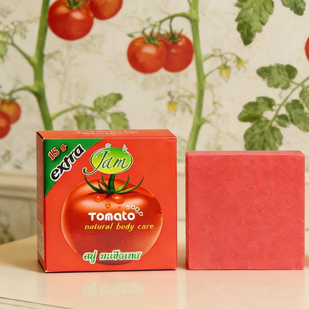 Jam Thailand Tomato Soap 65g Natural Ingredients Cleansing Body For I7L5