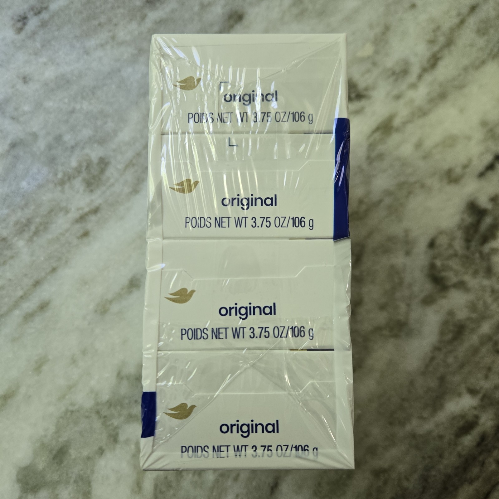 Dove Beauty Bar Gentle Skin Cleanser Moisturizing 4 Ct New Sealed B60-39