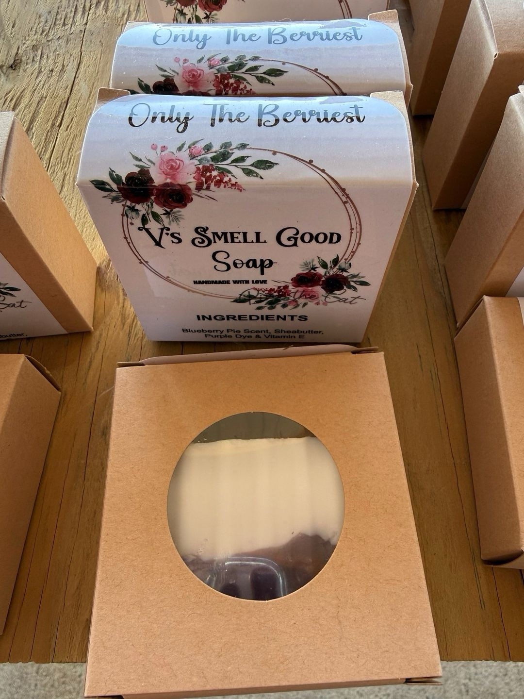 V’s Smell Good Soap Handmade Moisturizing Body Bar Soap Assorted Scents & Shapes