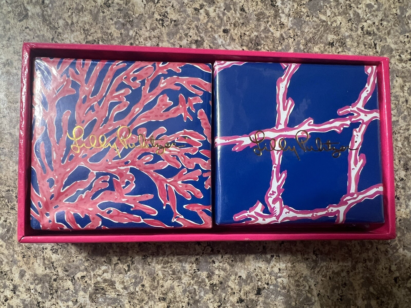Lilly Pulitzer Boxed Soap Set NEW IN BOX “Multi” 2 Bar Set