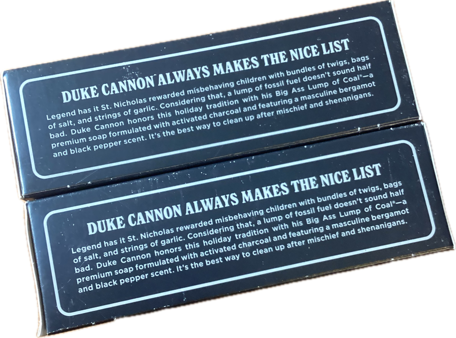 (2) Duke Cannon Big Ass Lump Of Coal Charcoal Soap – 10oz Each