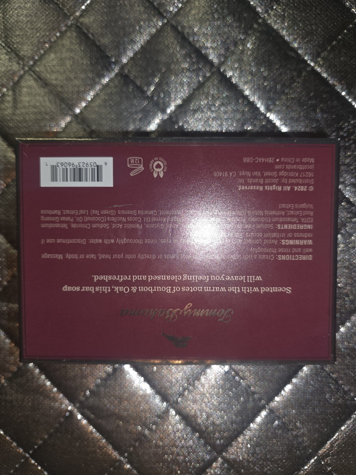 Tommy Bahama Bourbon & Oak Men’s Jumbo Premium Bar Soap – Hair Face Body 10 Oz