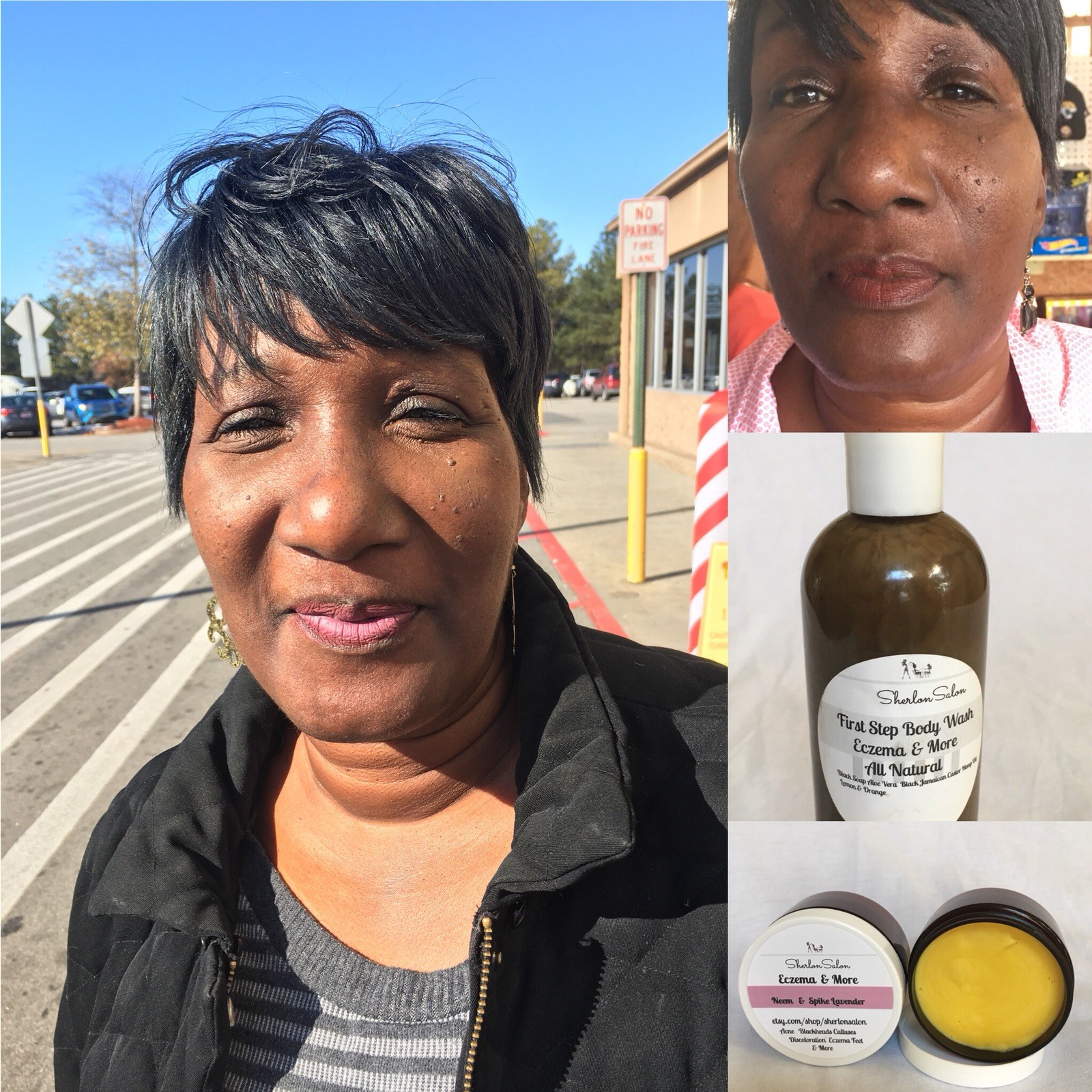 First Step Black Soap Body Wash for Eczema and Sensitive Dry & Oily Skin