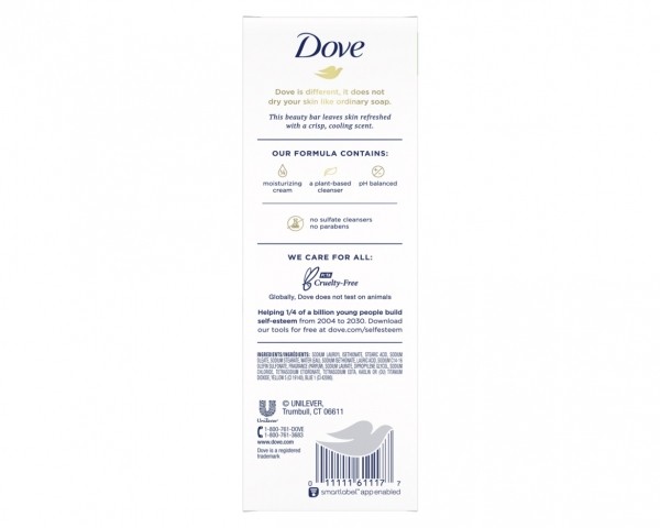 Dove Beauty Bar Cool Moisture – 6 x 3.75 oz – Cucumber and Green Tea – 6 count