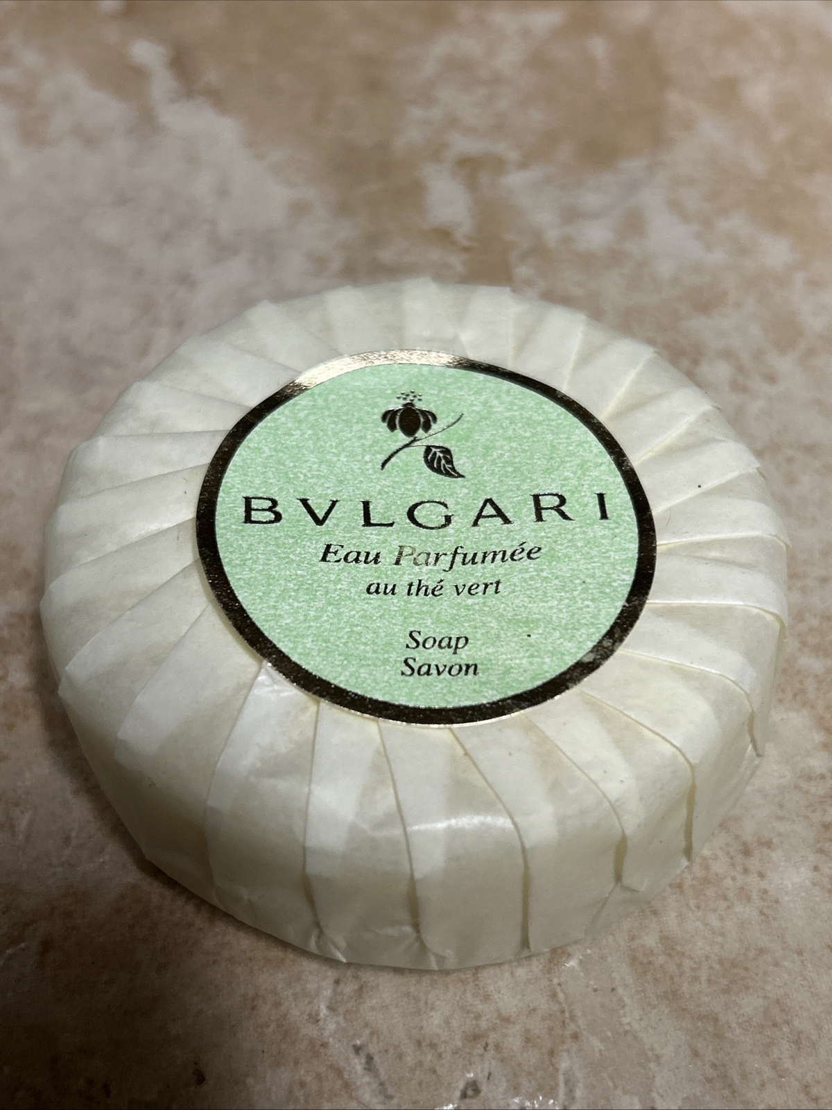 New Bvlgari Eau Parfumee au the vert 2.6 oz Soap Savon