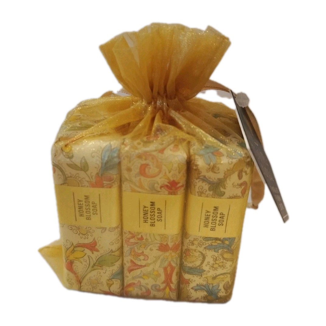 Honey House Naturals Honey Blossom Soap 3 Bar Gift Pack Citrus Lavender New
