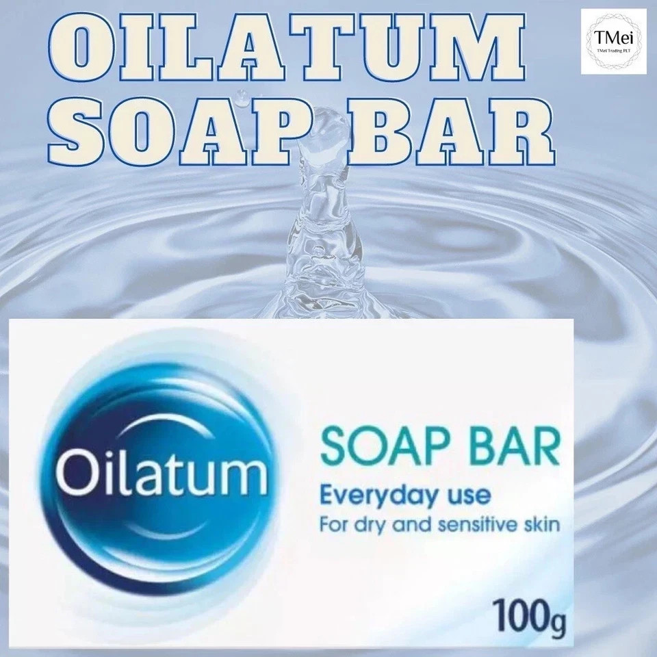 5 Boxes OILATUM Bar SOAP For Dry Skin 100g Gently Cleanses Moisturizes