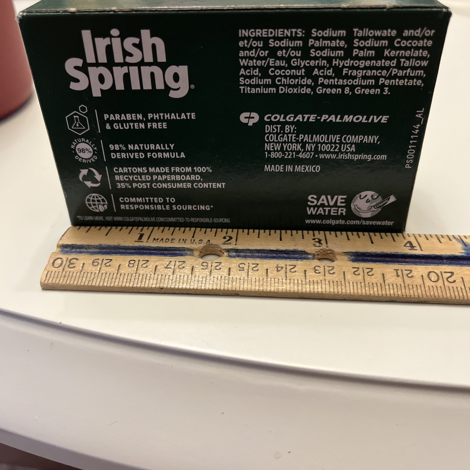 Irish Spring Original Soap 3.7 oz Old Formula No Flaxseed Oil New Unopened