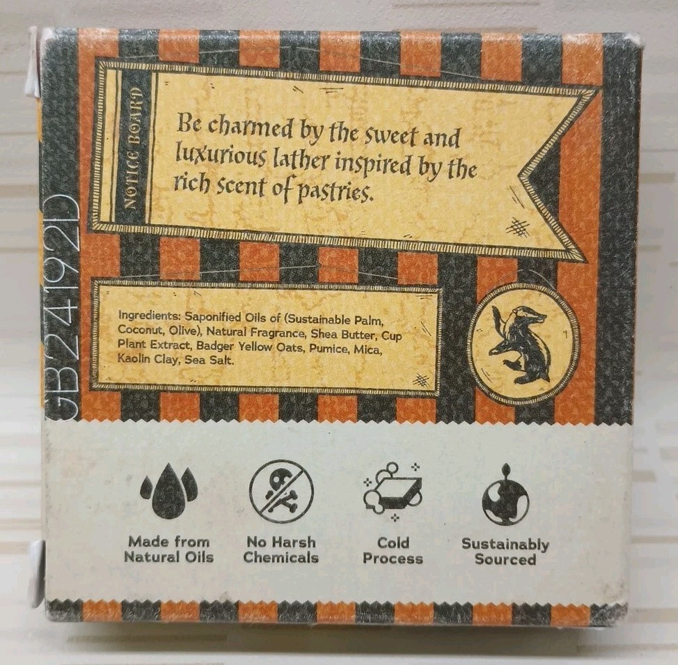 Dr Squatch Limited Edition Lather Of The Loyal Harry Potter Hufflepuff Soap NIB