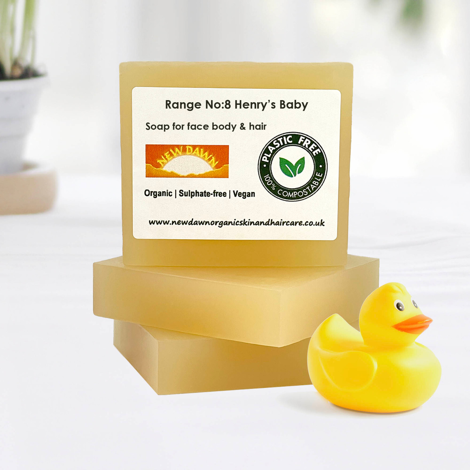 NEWBORN BABY, ECZEMA, RASH relief – Organic Soap for Sensitive Skin Scalp & Hair