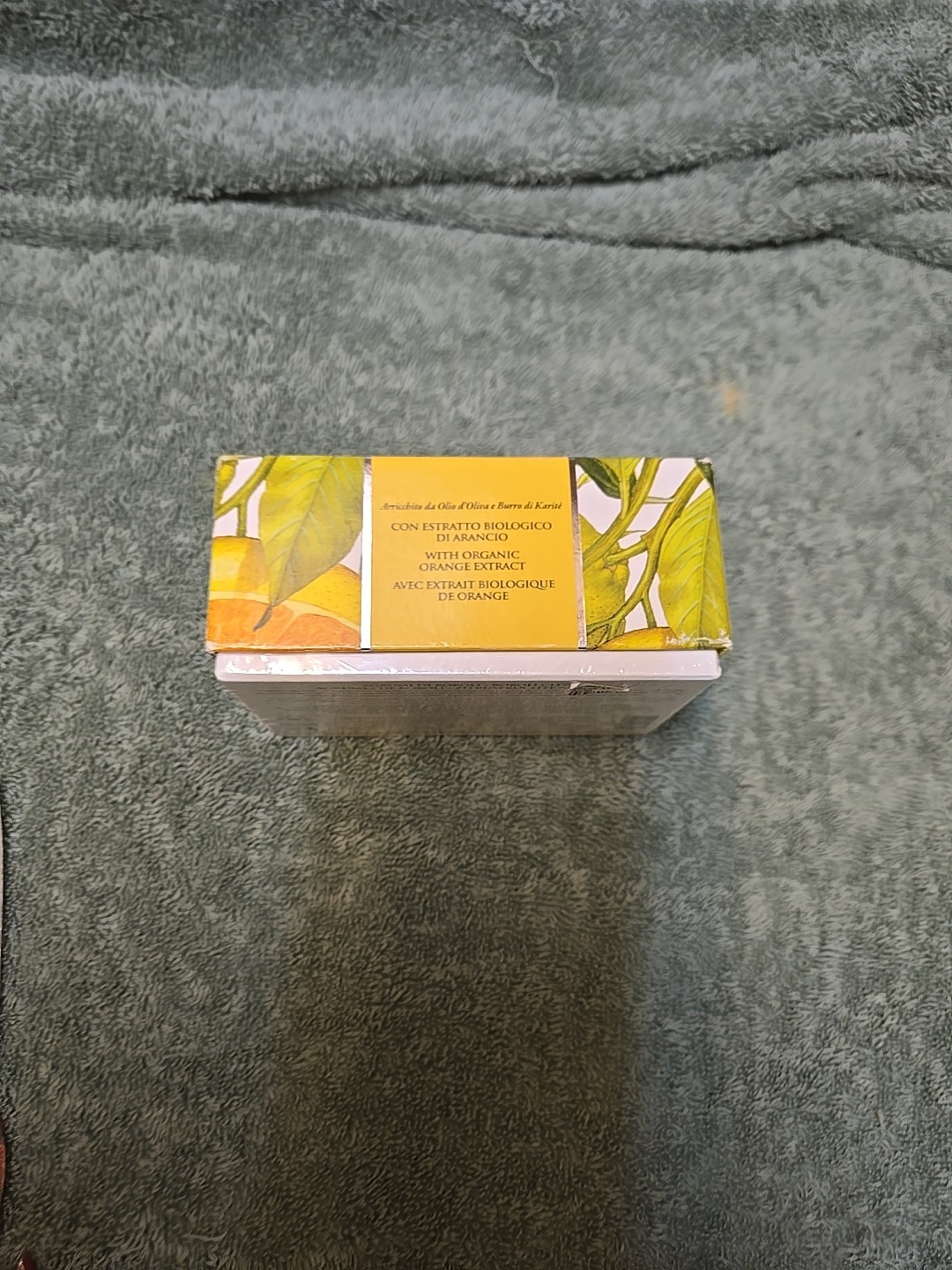 La Florentina Boboli Citrus Sculpted Bath Soap Natural Ingredients Italy 10.5 oz