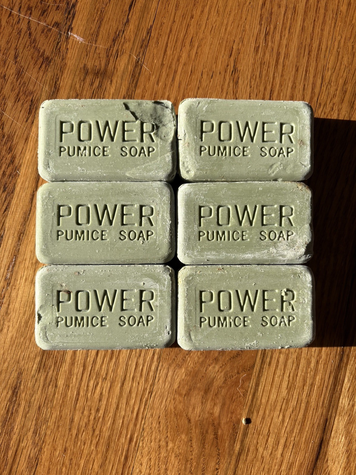 POWER PUMICE heavy duty bar mechanics soap pack of 6