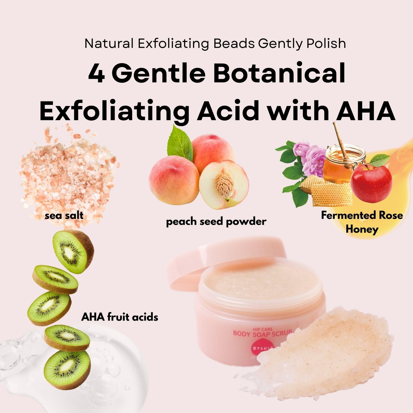 Pelican Soap “Loving Butt” Soap Club 180g Exfoliating Care Peach
