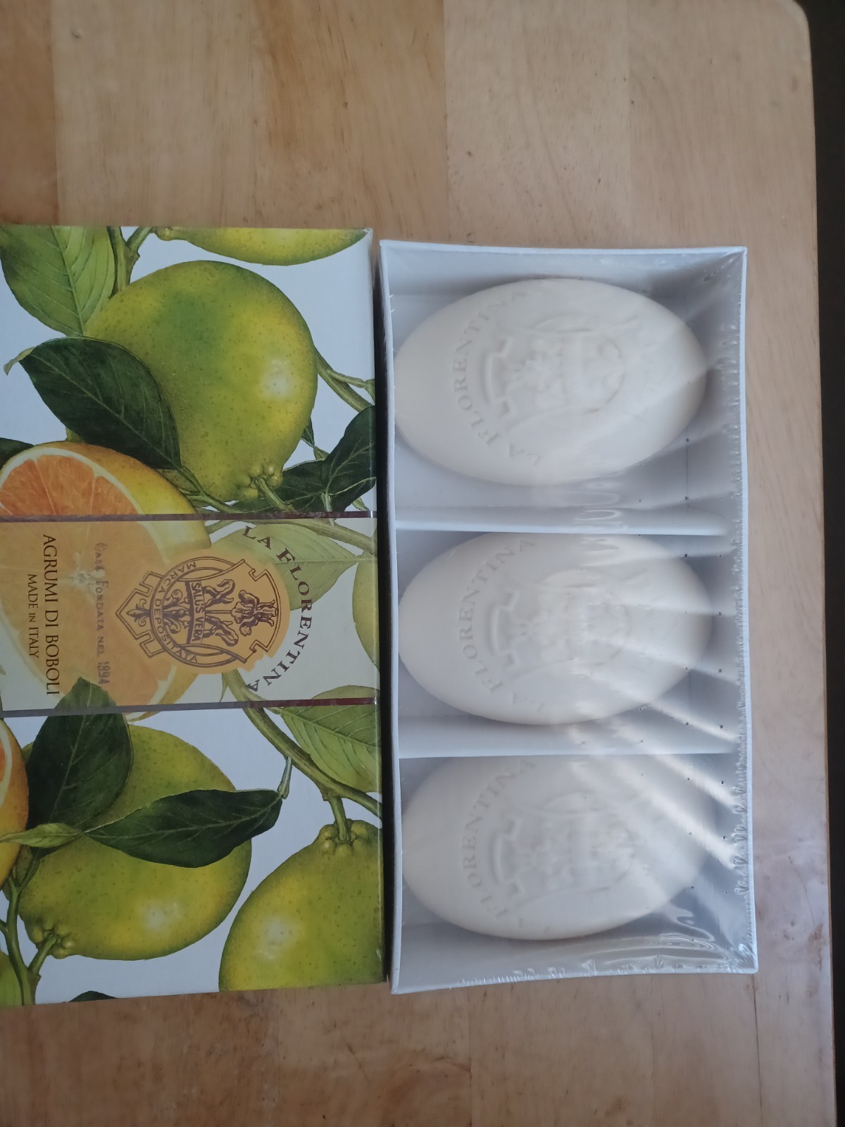 La Florentina Agrumi di Boboli Citrus 3bar Soaps Oval