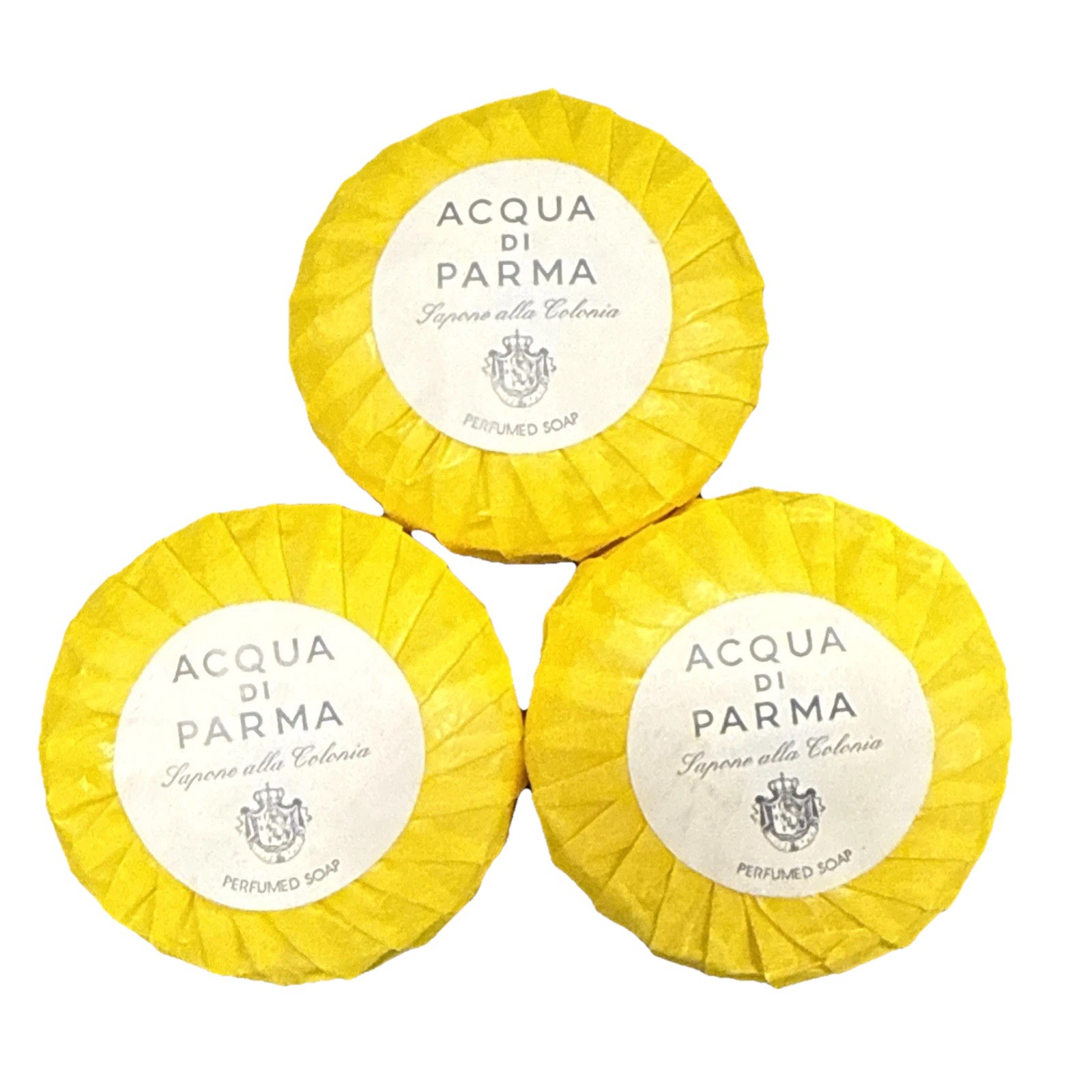 3x Acqua Di Parma Colonia Perfumed Soap 1.7oz Bar 50g Italy