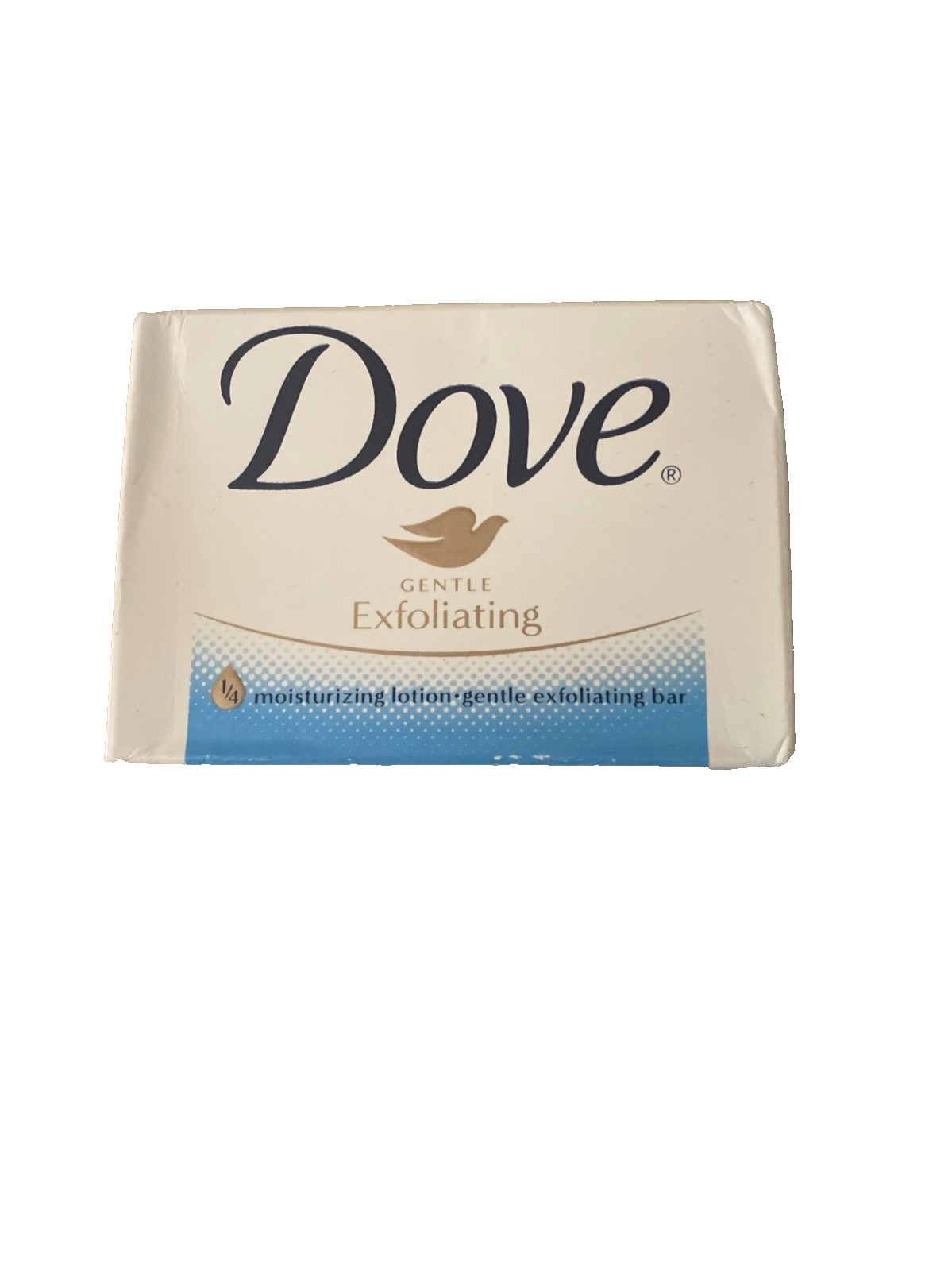 New Vintage Dove Gentle Exfoliating Bar Soap 4.2 oz