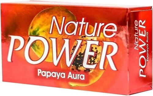 Nature Power Papaya Soap Original Herbal Beauty Skin Care bar 125g ( Indian Dis)