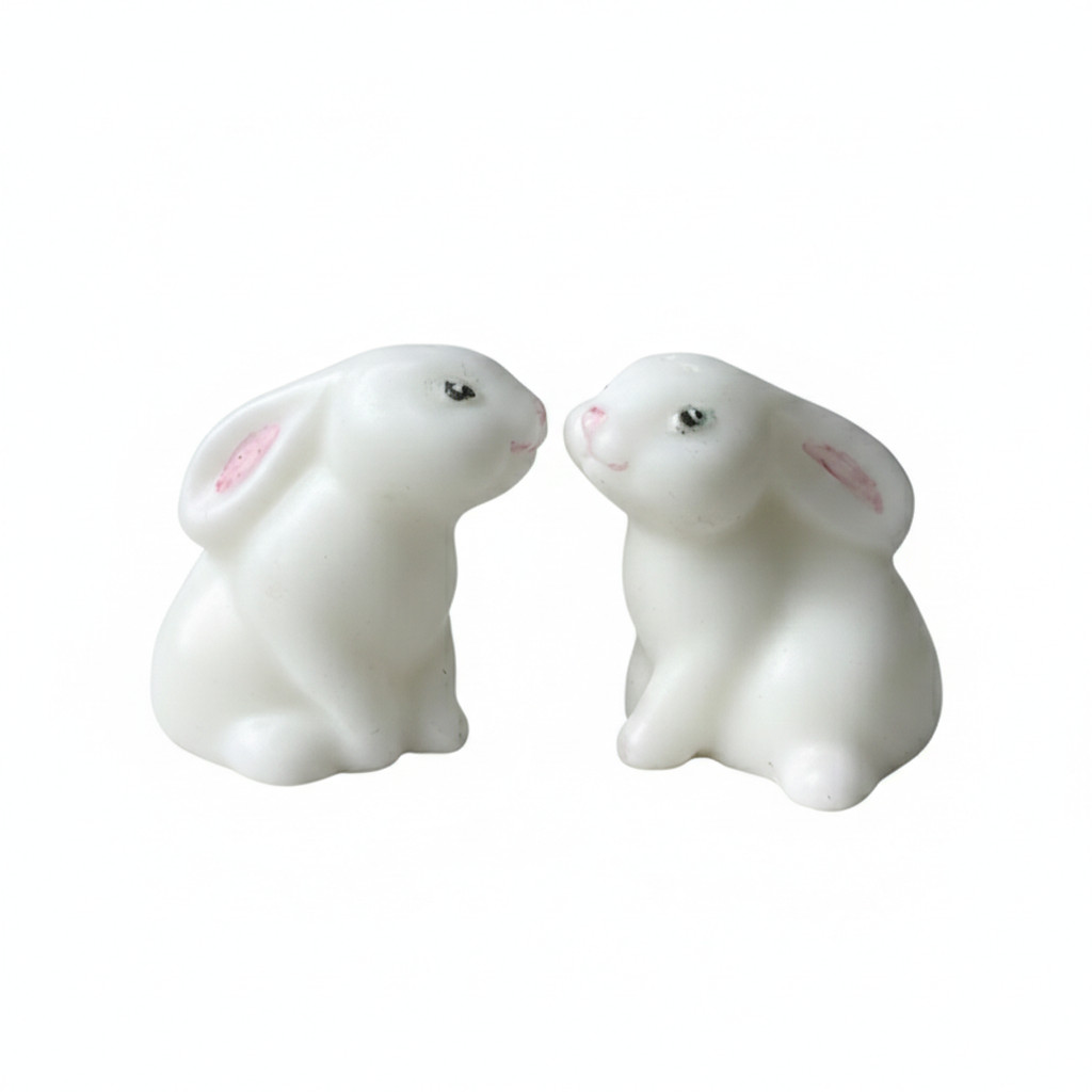 Decorative springtime soap set: 4 chicks and 2 bunnies, 2” and 2.5”