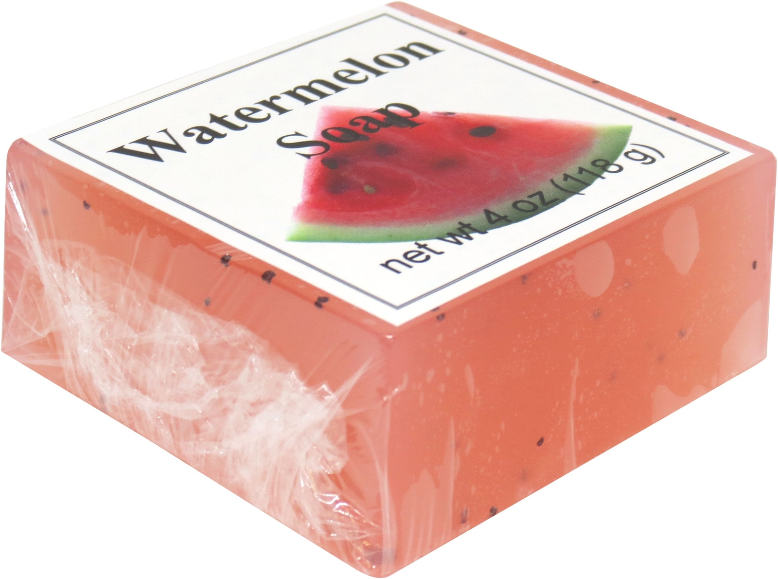 Watermelon Glycerin Soap by Eclectic Lady, 4 oz Bar