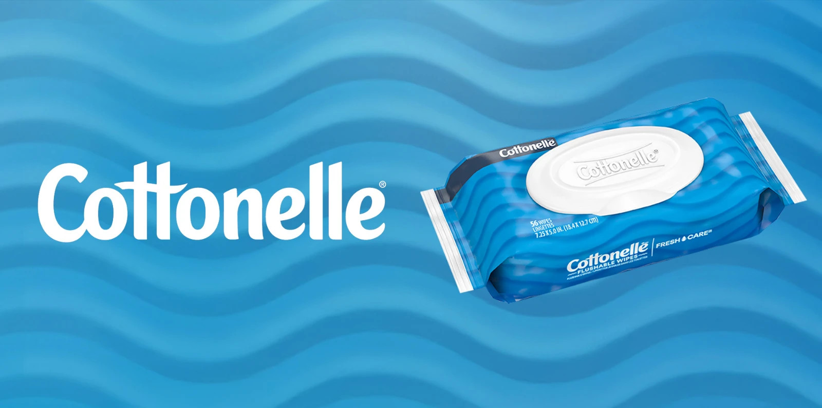 Cottonelle Fresh Care Flushable Wipes, 560 Wipes