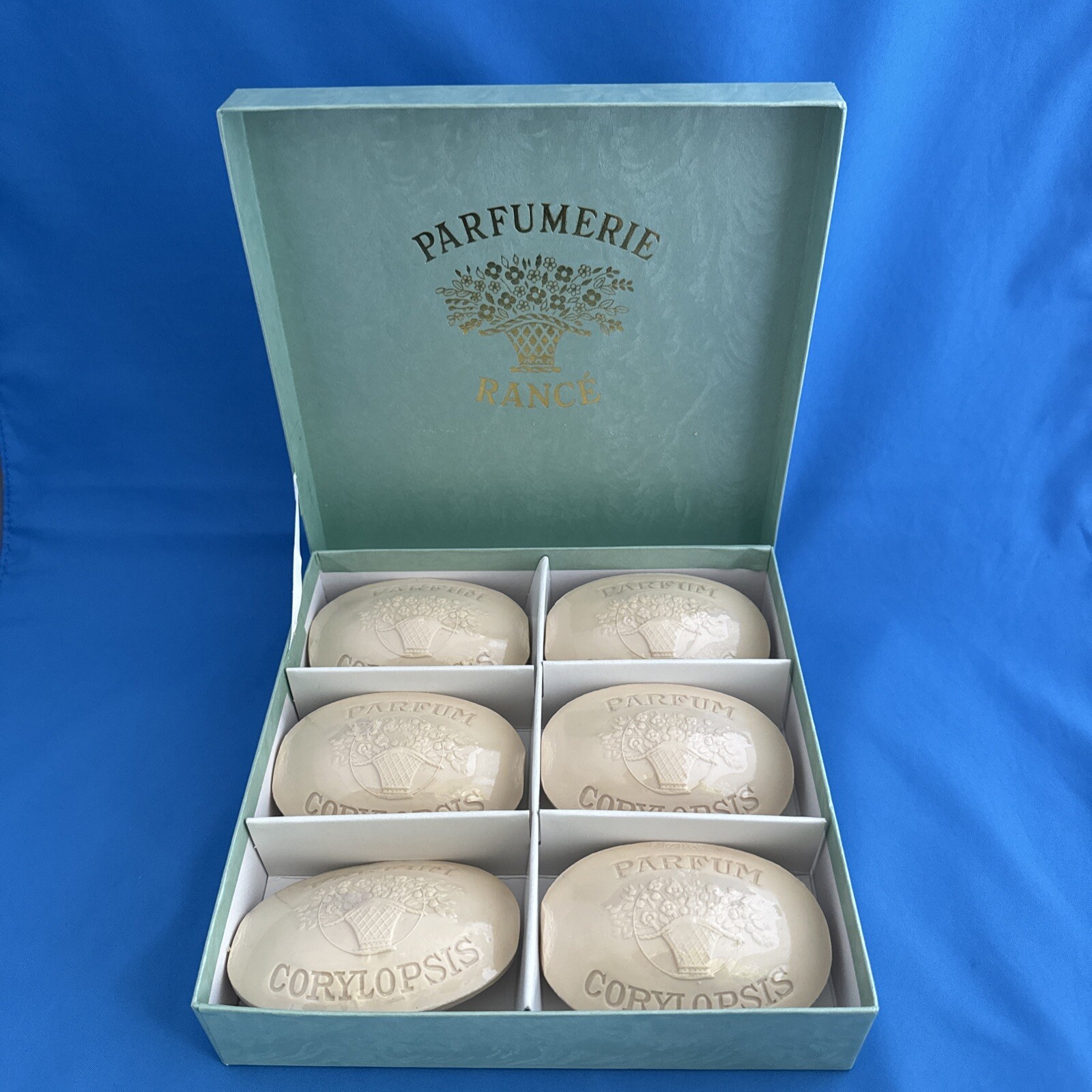 Parfumerie Rance Soaps 1795 Corylopsis 6 Soaps 3.5oz/21oz total New Old Stock