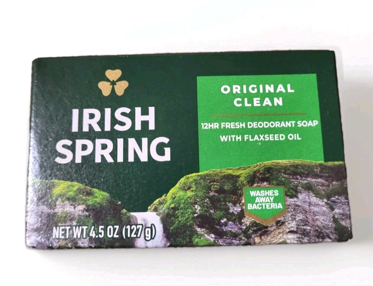 Irish Spring ORIGINAL SCENT Bar Soap for Men Women Bath Body Health Lot Of 4 Nos