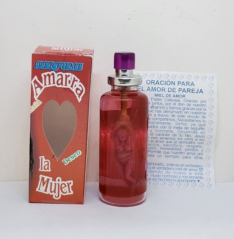 PERFUME AMARRA MUJER FEROMONAS PARA DOMINAR Y ATRAER EL AMOR ORACION Y AMULETO !