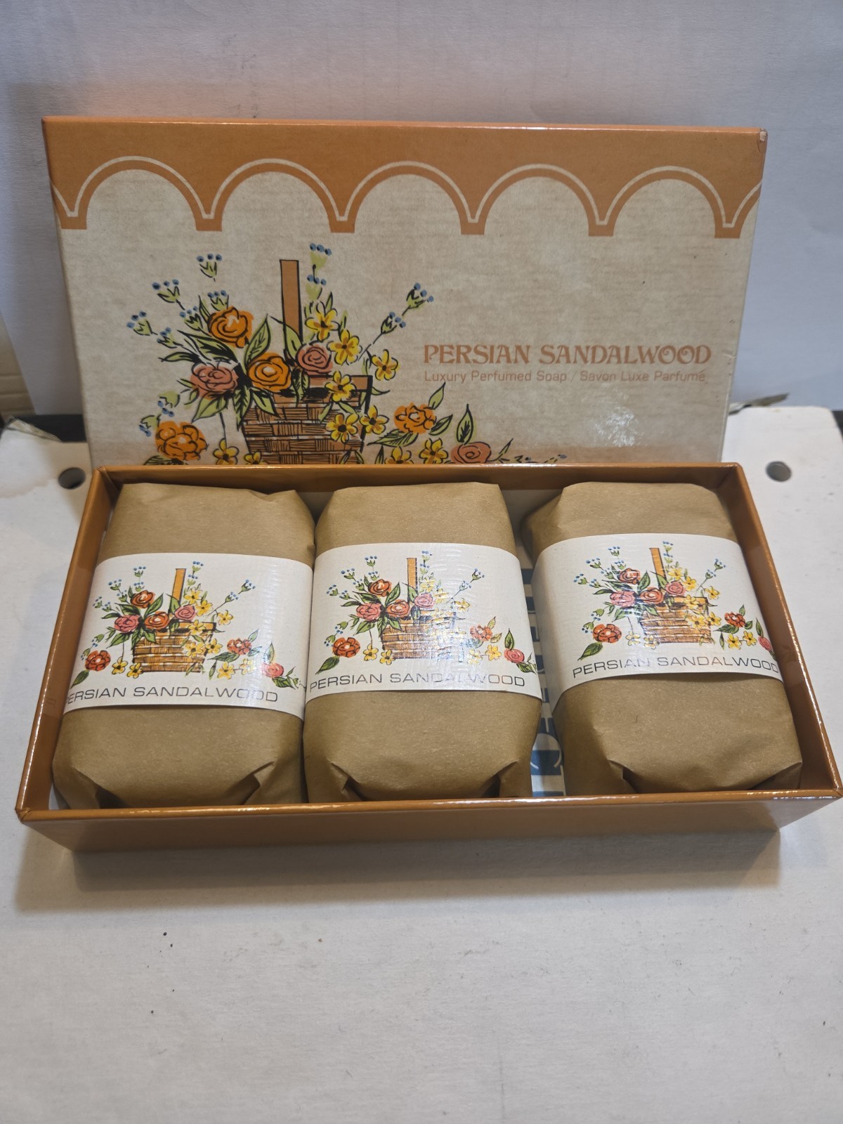 Vintage Ben Rickert Persian Sandalwood Soap 3 3oz Cakes New In Box