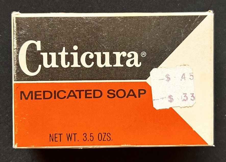 Vtg Cuticura Soap Origional Formula Medicated Soap Removes Acne Antibacterial