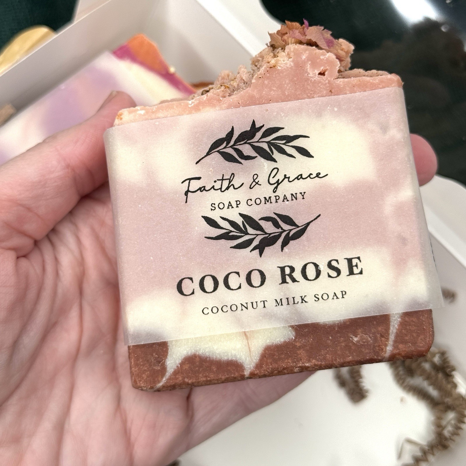 Handmade Natural Soap & Lip Balm Gift Set – 2 Bars – Perfect Gift