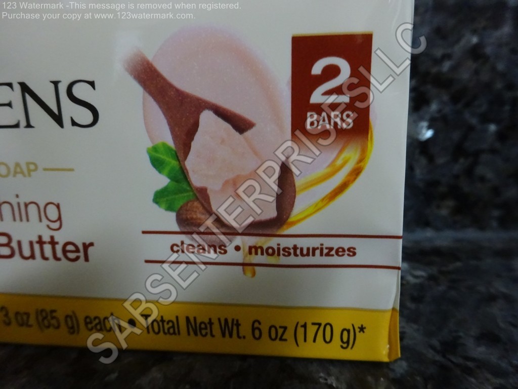 28 Jergens Enriching SHEA BUTTER Bar Soap 3 oz. Moisturizing Bars 14 packs of 2