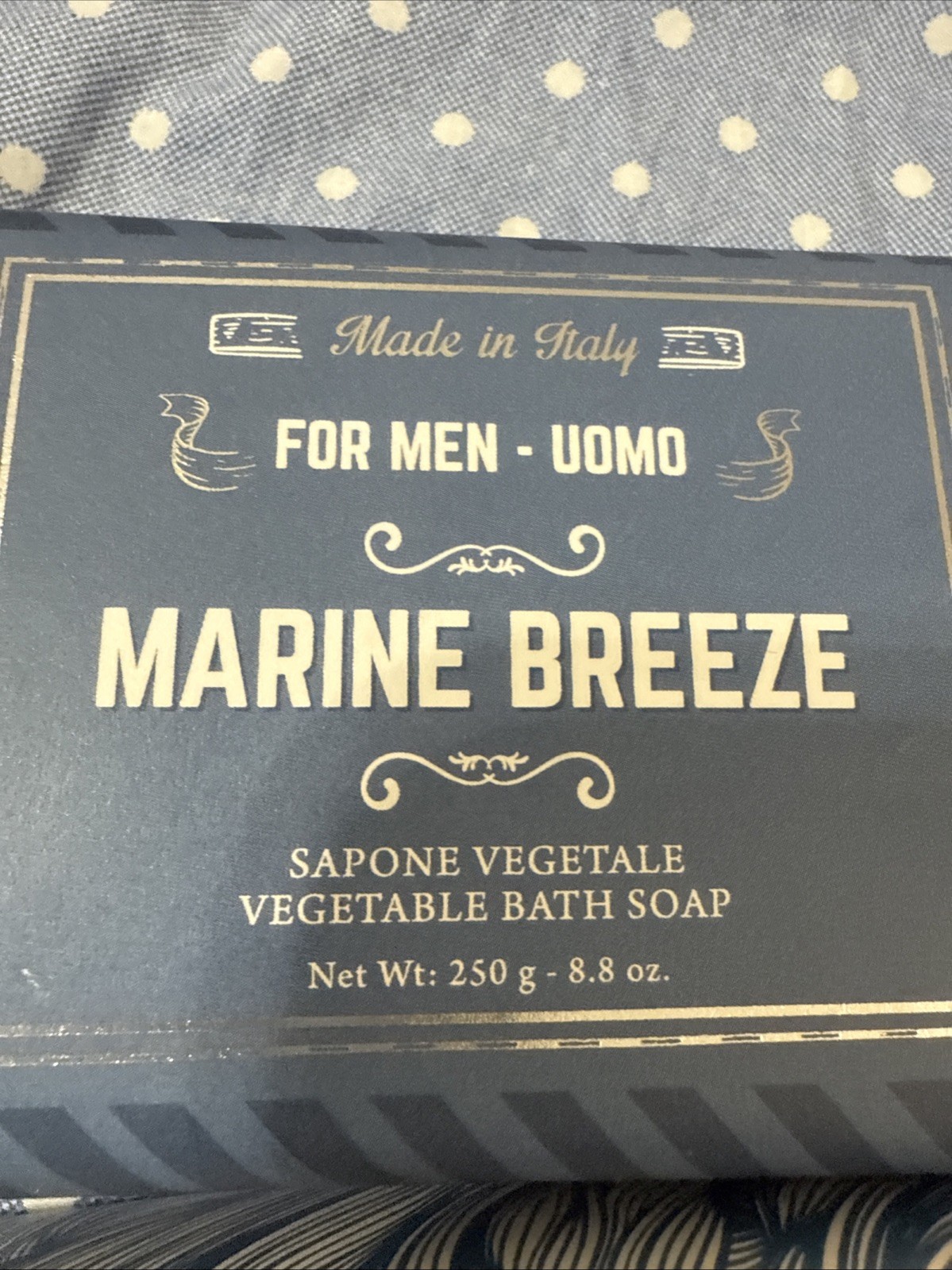2 SAPONERIE MARIO FISSI SRL 8.8OZ Coastal-marine Breeze Men Bath Bar Soap Italy