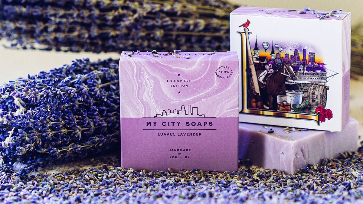 Lavender Soap, Natural Handmade Bar Soap, Wedding Favors, Gifts for women, Derby