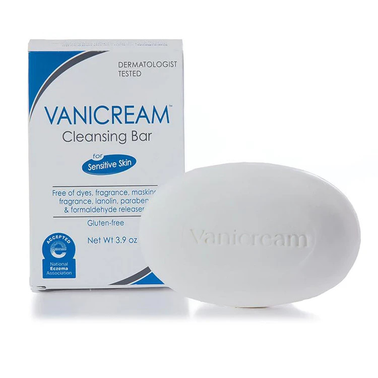 Vanicream Gentle Cleansing Bar Fragrance Free for Sensitive Skin Free Shipping