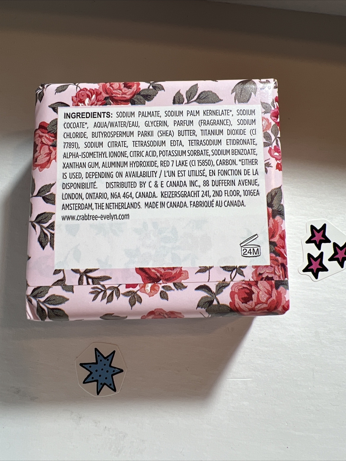 3x Crabtree & Evelyn Rosewater Triple Milled Soap 3.5 oz New & Sealed Rose 🌹