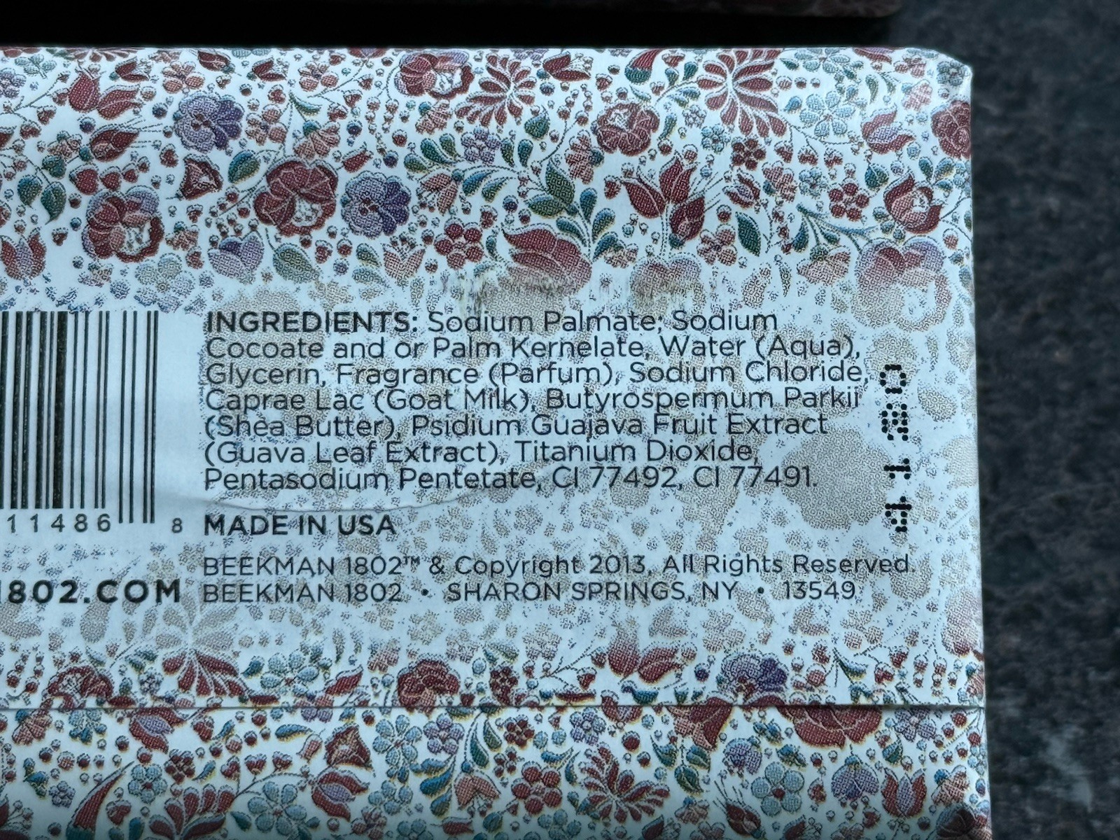 2x Beekman 1802 Goat Milk Bar Soap – HONEYED GRAPEFRUIT – 3.5 oz each