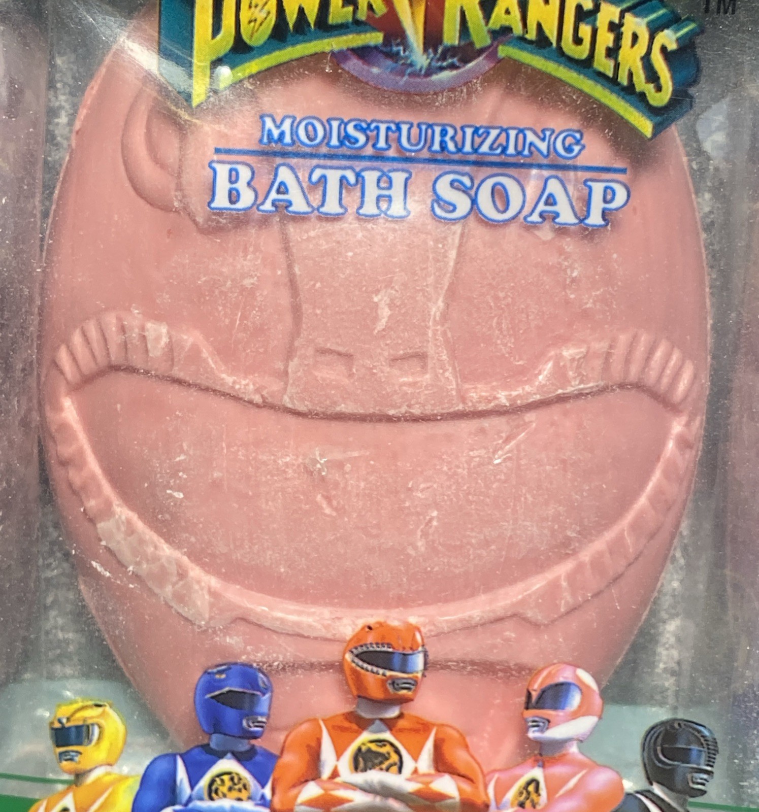 VINTAGE Mighty Morphin Power Rangers Bar Soap – 90s Bath JASON Red MMPR 1994 NOS