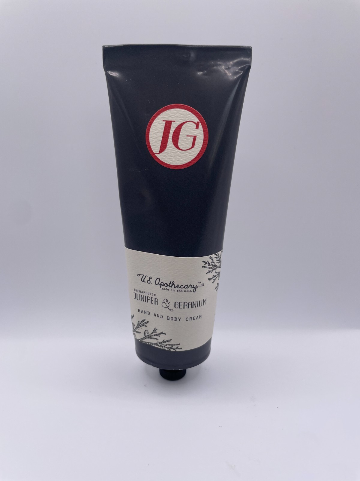 U.S. APOTHECARY Therapeutic Juniper & Geranium Hand & Body Cream – 3.4 oz 100 ml