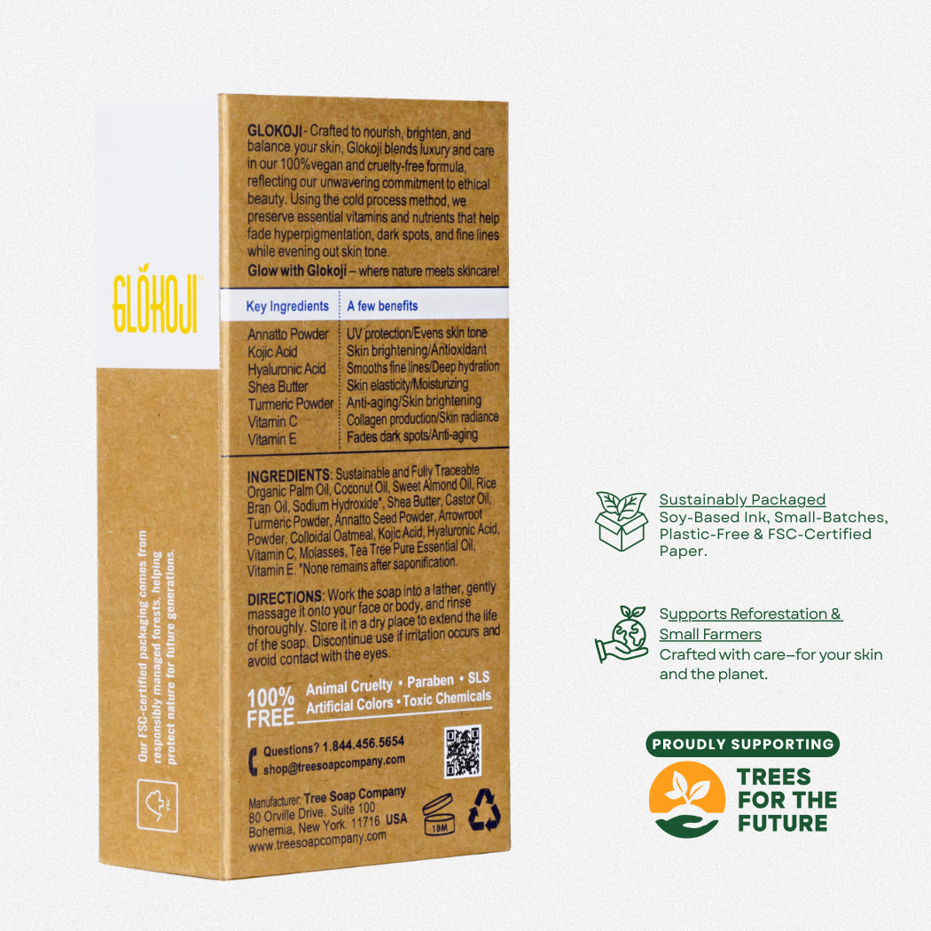 2 Pack – Kojic Acid, Turmeric, Hyaluronic Acid & Vitamin C Soap for Dark Spots