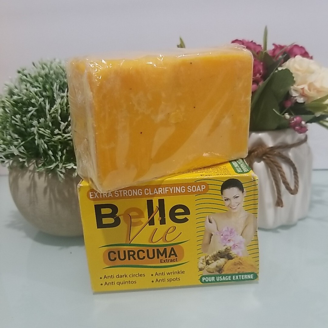 6X Belle Vie Rich Turmeric Soap Curcuma Extract 225g 💯% AUTHENTIC (Lot Of 6)