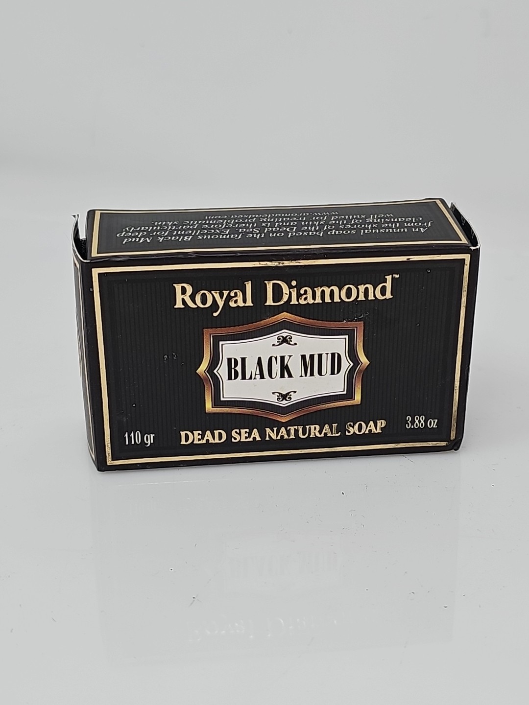 Anti-Acne Natural Black Mud Soap from Aroma Dead Sea Mineral 3.8oz/110 gr