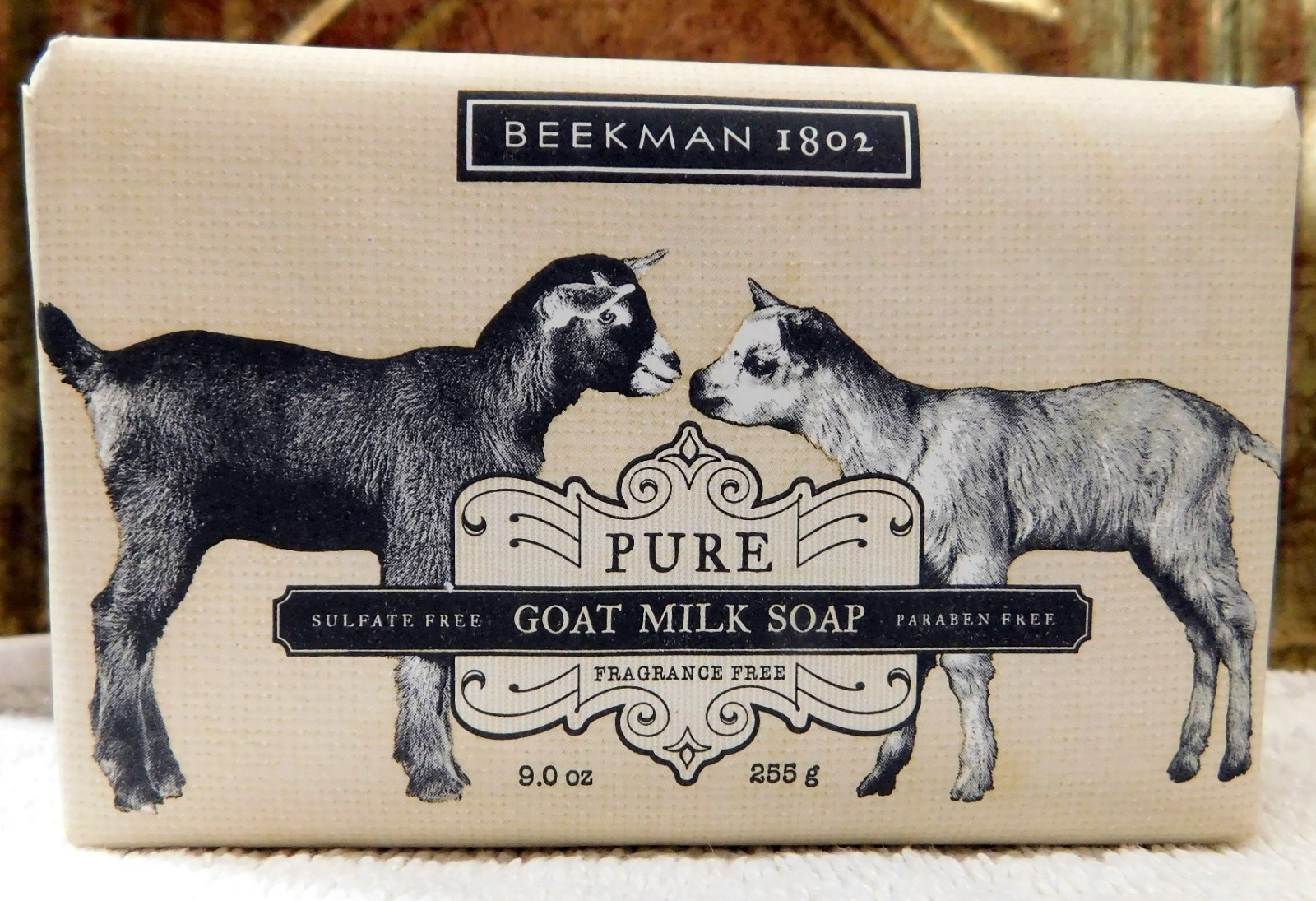 Beekman 1802 Goat Milk Bar Soap – PURE Fragrance Free – 9.0 oz / 255 g