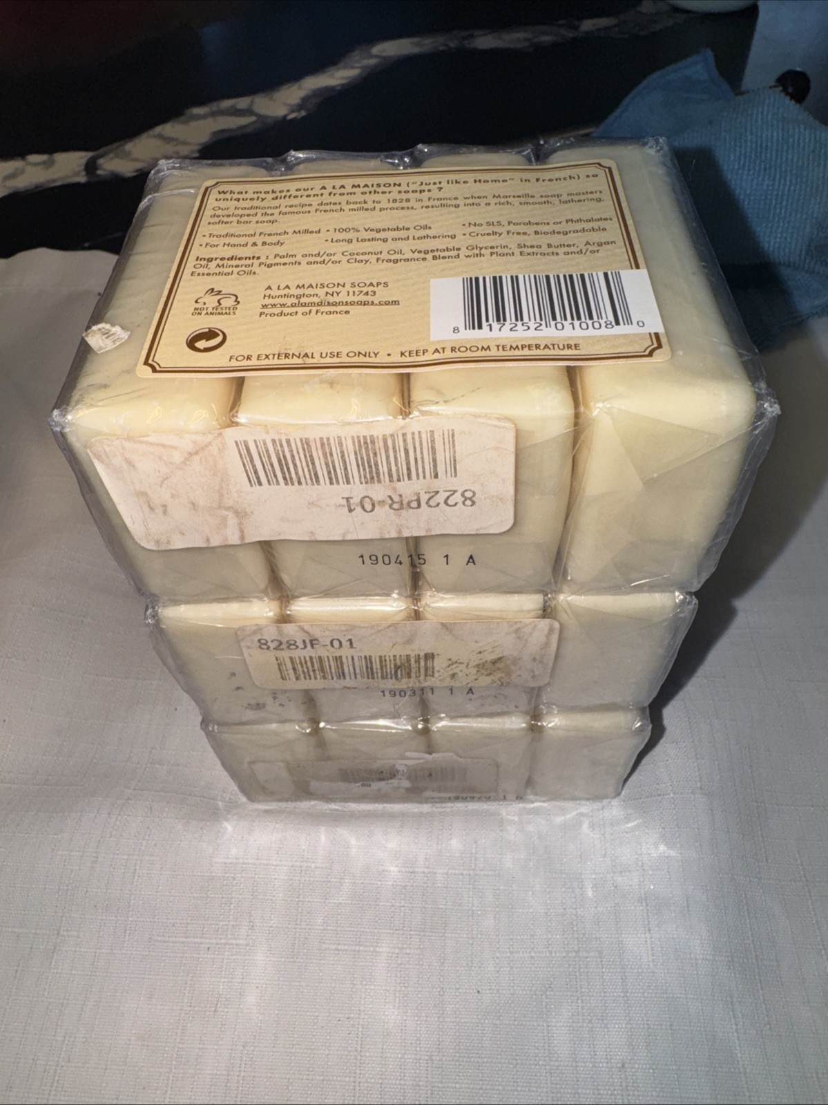 (3 pk) A LA MAISON 1 Sweet Almond Bar And 2 Oat Milk (12 Bars of Soap, 3.5 oz)