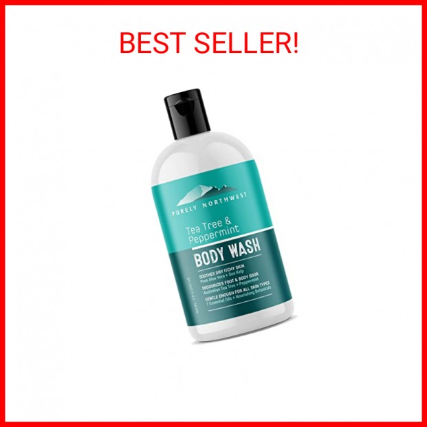 Purely Northwest-Natural Tea Tree & Peppermint Scalp & Body Wash-Men & Women-Soo