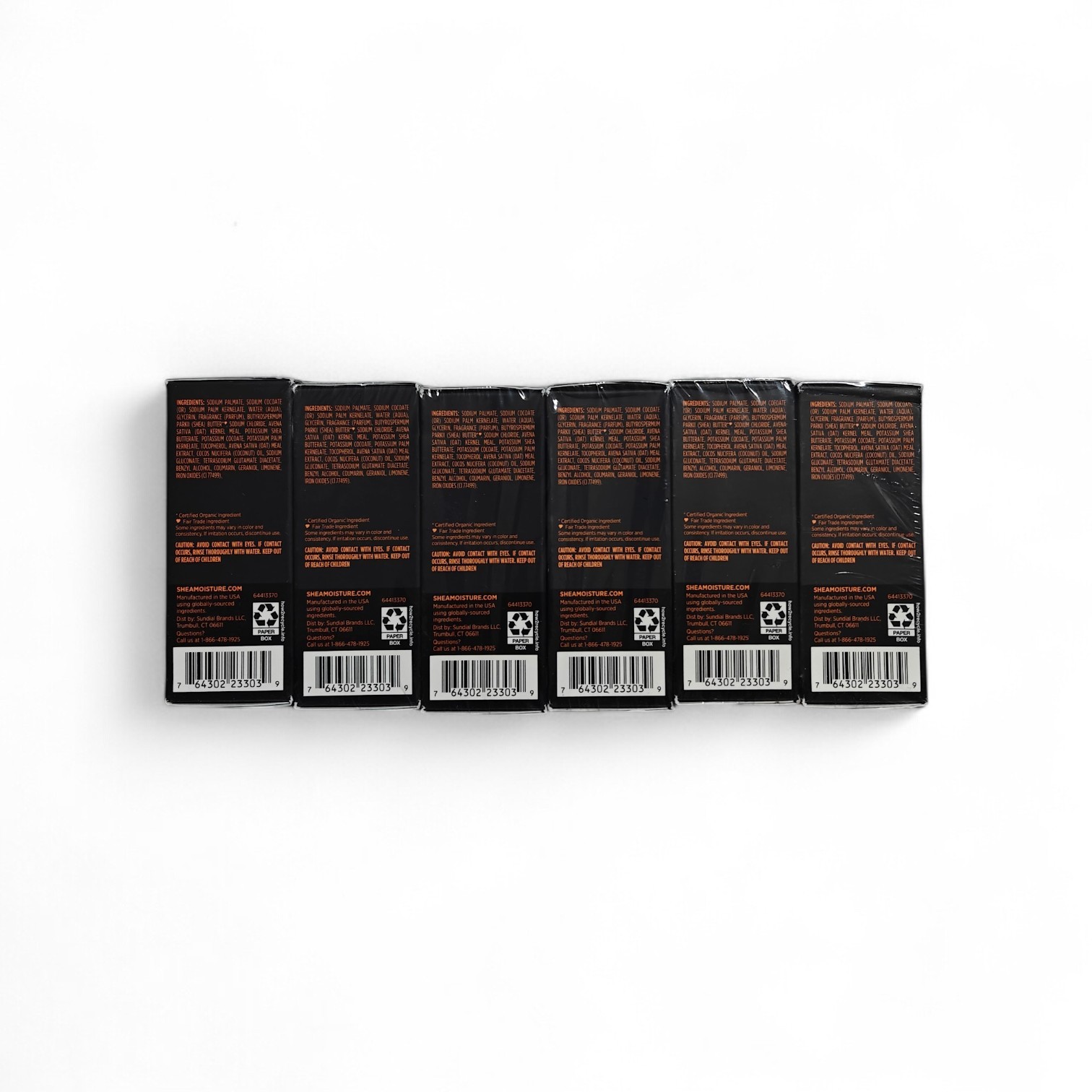 SheaMoisture – Calm & Clearing African Black Bar Soap – 8oz (6-pack)
