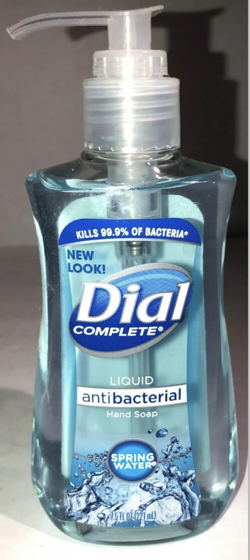 Dial Complete Liquid Hand Soap Spring Water 1ea 7.5FL OZ Blt-RARE-New-Ship24HRS
