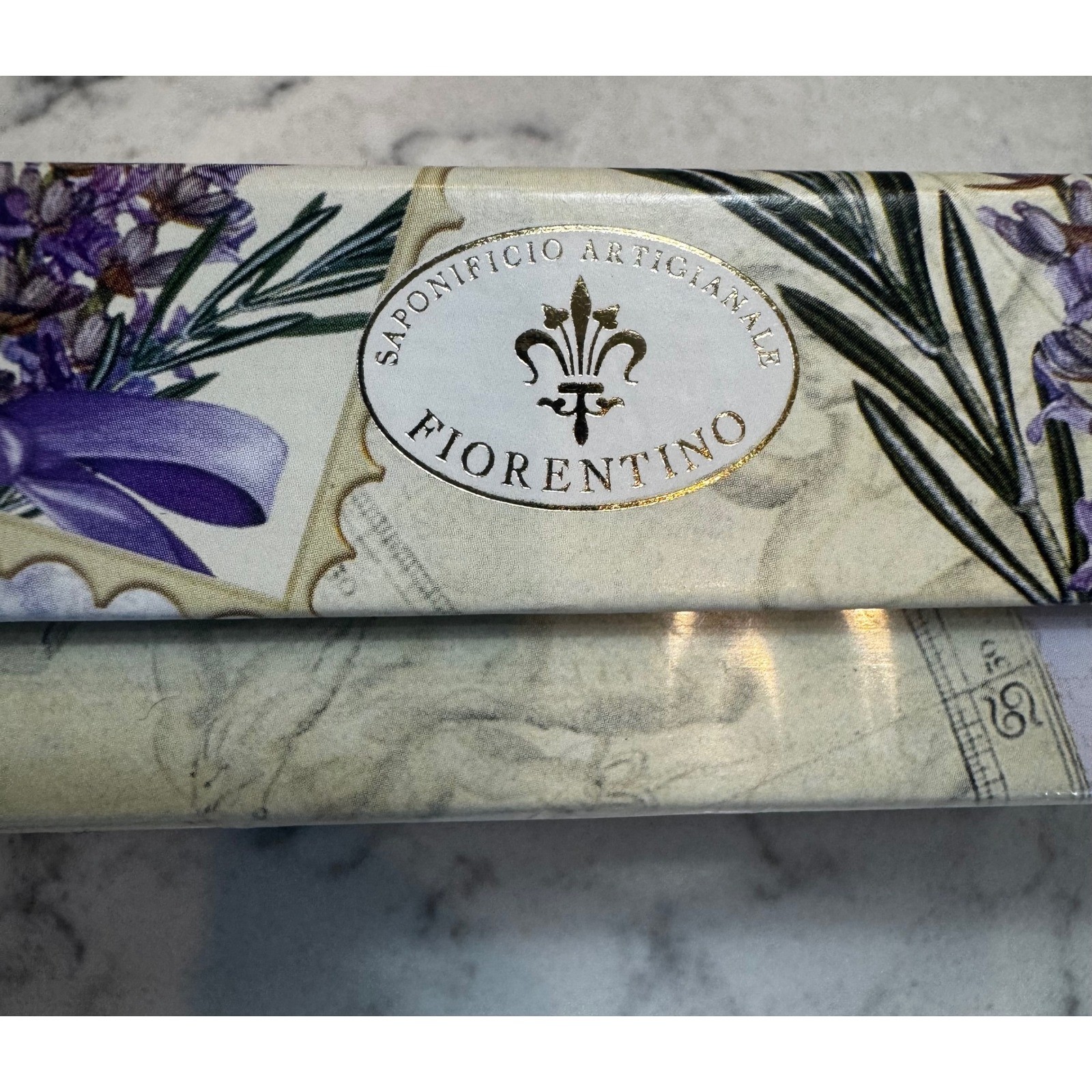 New Saponificio Artigianale Fiorentino Tuscan Lavender Soap Set of 3 Italy