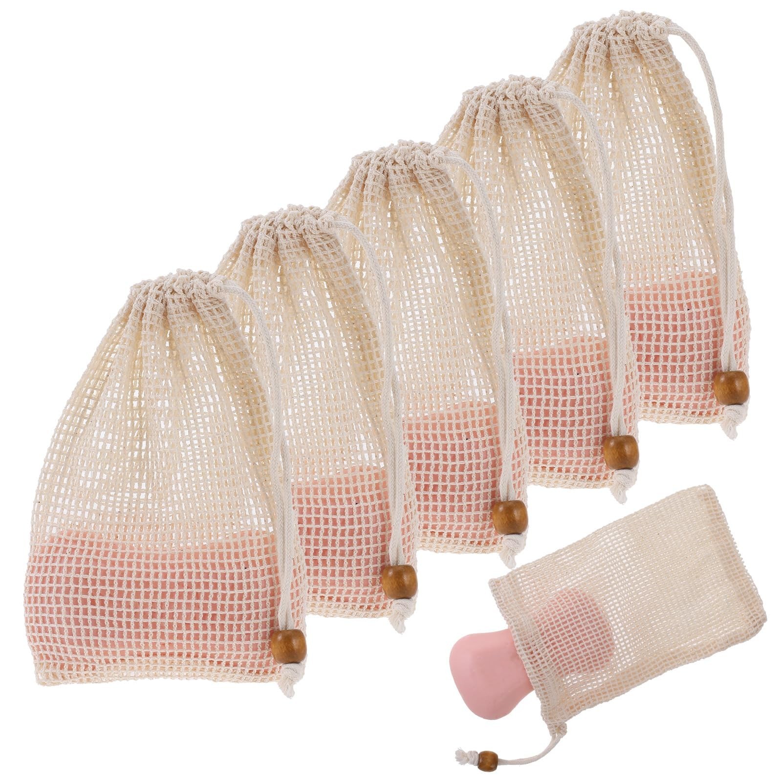 5 Pack Soap Exfoliating Bag Natural Sisal Soap Saver Bag Pouch Natural Soaps …